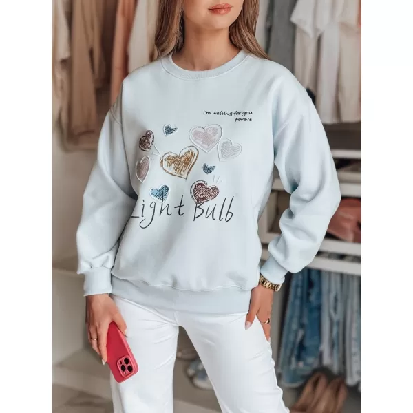  Női pulóver DSTREET PINKNOTE BY1502 KÉK 