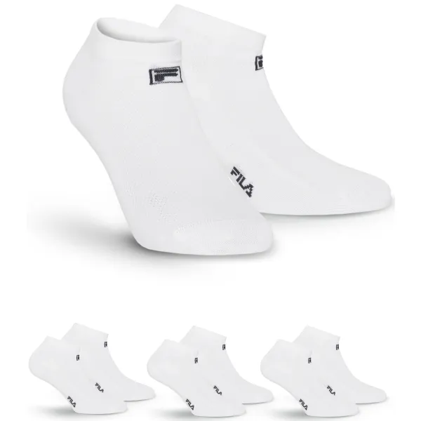  Zokni FILA INVISIBLE 3-PACK F1735 WHITE 