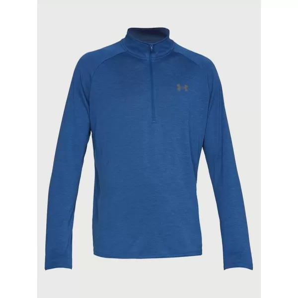  Férfi póló UNDER ARMOUR TECH 1/2 ZIP 2.0 1328495-400 KÉK 
