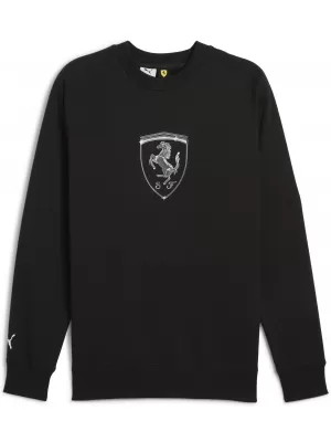 Férfi pulóver PUMA FERRARI RACE BIG SHIELD CREW 630193_01 PUMA FEKETE