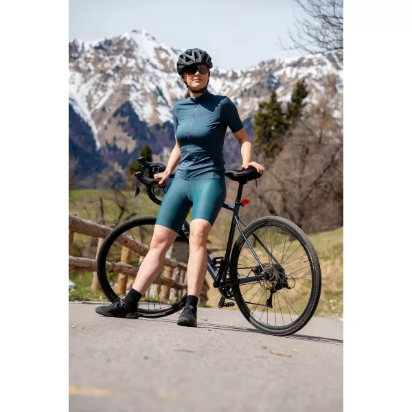  Női kerékpáros mez NORDBLANC MILE NBSLF8216 ZÖLD 