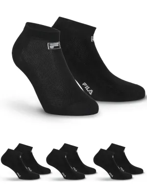 Zokni FILA INVISIBLE 3-PACK F1735 BLACK