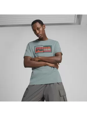 Férfi póló PUMA GRAPHICS BOX TEE 684827_30 ZÖLD HOLD