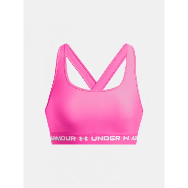  Női melltartó UNDER ARMOUR CROSSBACK MID BRA 1361034-656 RÓZSASZÍN 