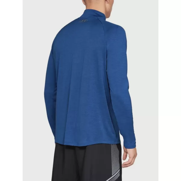  Férfi póló UNDER ARMOUR TECH 1/2 ZIP 2.0 1328495-400 KÉK 