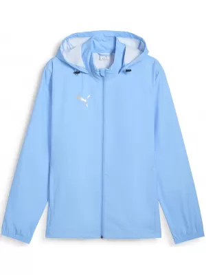 Szélvédő PUMA TEAMADDITIONS ALLWEATHER JKT 659169_18 TEAM LIGHT BLUE/ CSAPAT VILÁGOSKÉK/PUMA EZÜST
