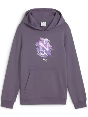 Baba pulóver PUMA NEYMAR JR CREATIVITYHOODIEJR 660100_01 LILA FASZÉN