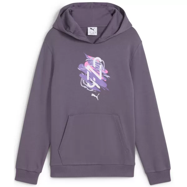  Baba pulóver PUMA NEYMAR JR CREATIVITYHOODIEJR 660100_01 LILA FASZÉN 