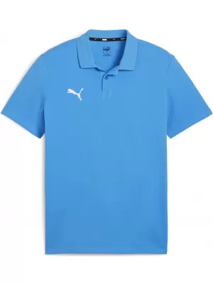 Mens t -phirt gallérral PUMA TEAMGOAL CASUALS POLO 658605_02 IGNITE BLUE/ MEGGYÚJTVA KÉK/PUMA FEHÉR