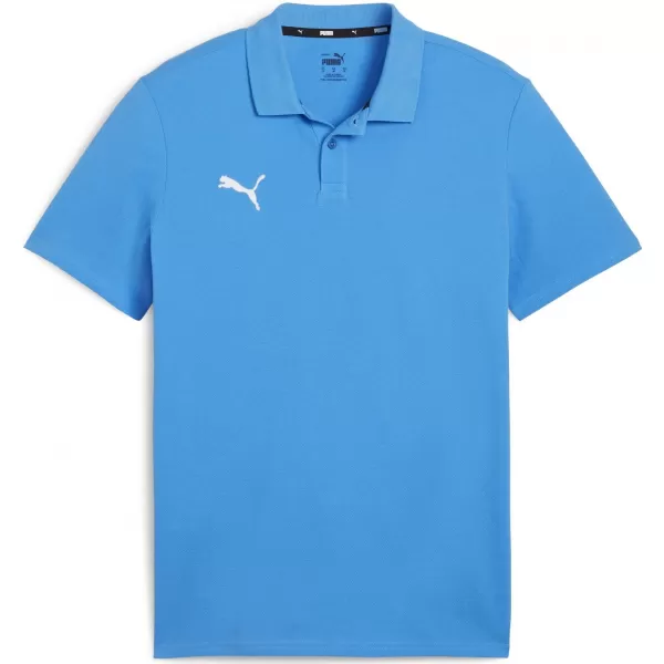  Mens t -phirt gallérral PUMA TEAMGOAL CASUALS POLO 658605_02 IGNITE BLUE/ MEGGYÚJTVA KÉK/PUMA FEHÉR 