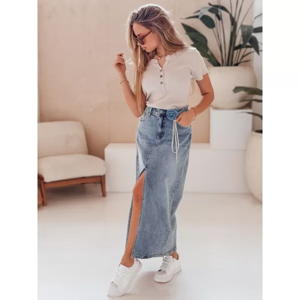  Női szoknya DSTREET ROSA LOVE CY0511 KÉK 