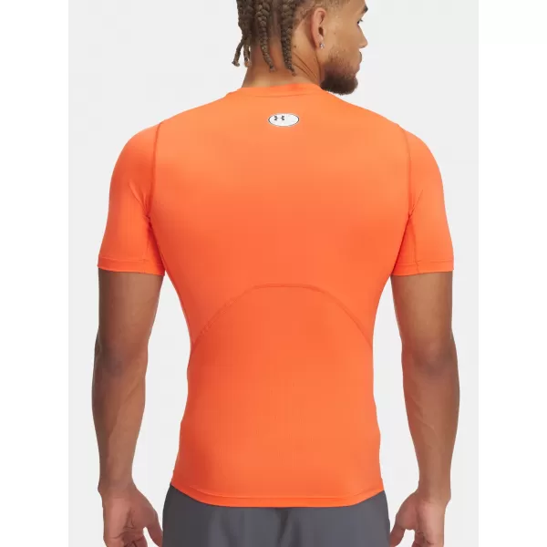  Férfi póló UNDER ARMOUR HG ARMOUR COMP SS 1361518-847 NARANCS 