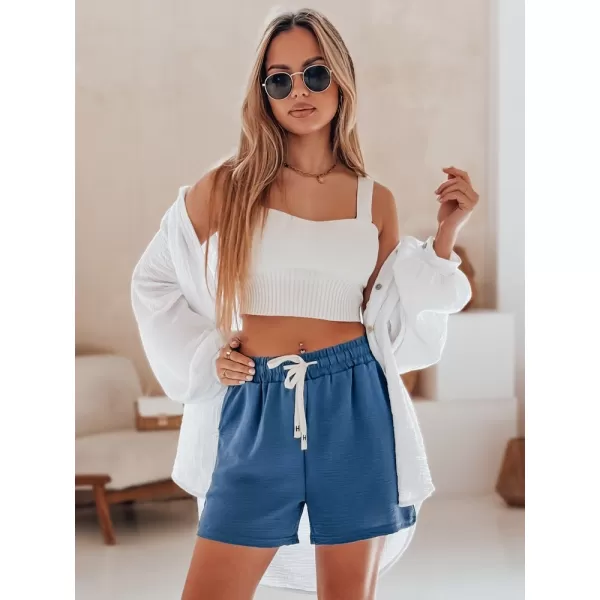  Hölgyek rövidnadrágja DSTREET HOT VIBE SY0440 KÉK 