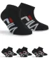 Zokni FILA INVISIBLE JUNIOR 3-PACK F8199/3 BLACK