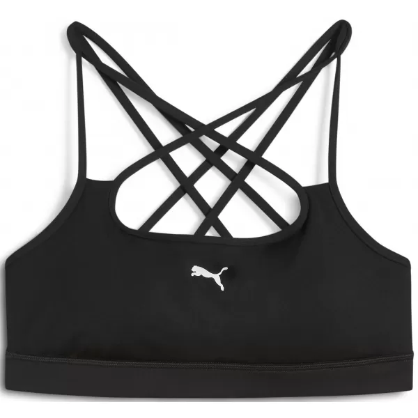  Hölgy melltartó PUMA MOVE STRAPPY BRA 526224_51 PUMA FEKETE/PUMA FEHÉR 