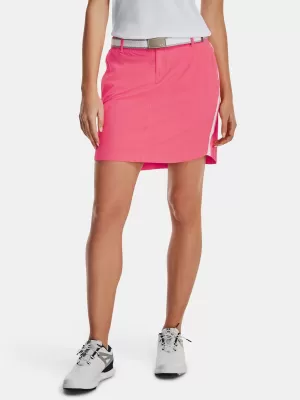 Női szoknya UNDER ARMOUR LINKS WOVEN SKORT 1362111-683 RÓZSASZÍN