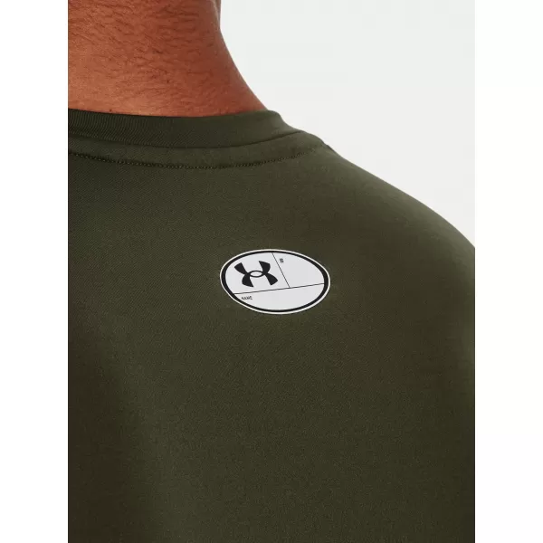  Férfi póló UNDER ARMOUR HG ARMOUR COMP SS 1361518-390 ZÖLD 