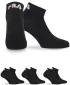 Zokni FILA QUARTER 3-PACK F9300 BLACK
