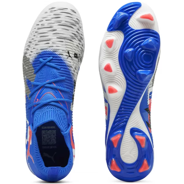  Csizma PUMA FUTURE 8 MATCH FOREVER FG/AG 108423_01 FEHÉR/KÉK/SZÜRKE/FEKETE/PIROS 