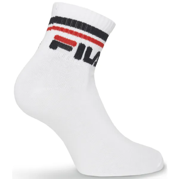  Zokni FILA QUARTER 3-PACK F9398 WHITE 