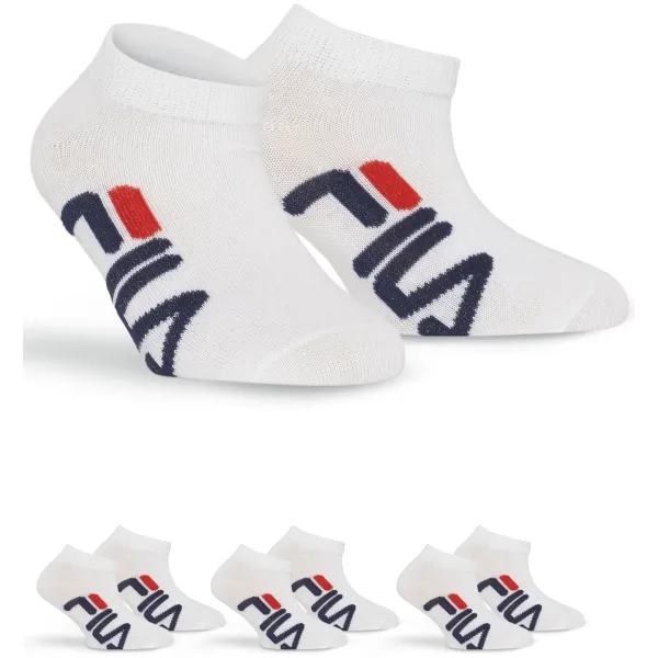  Zokni FILA INVISIBLE PLAIN F8199/3 WHITE 
