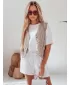 Hölgyek rövidnadrágja DSTREET HOT VIBE SY0444 FEHÉR