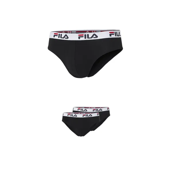  Férfi alsónadrág FILA MAN BRIEF 2-PACK FU5015/2 BLACK 