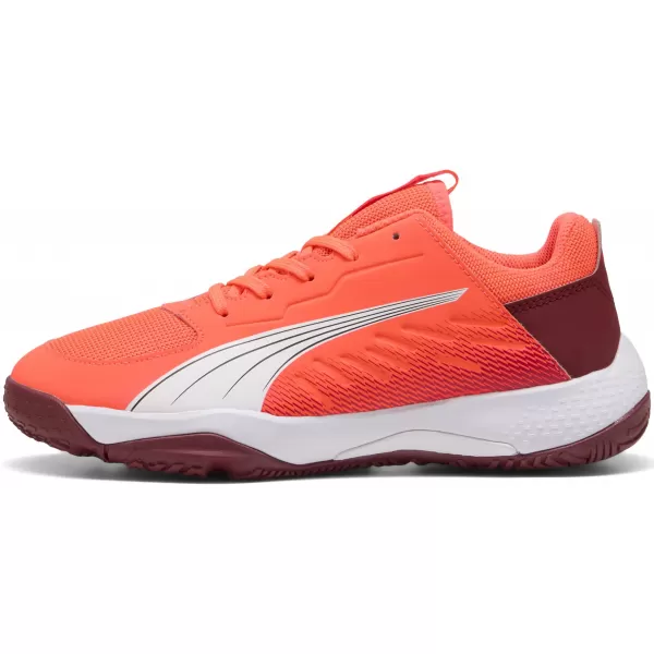  Bébi cipő PUMA ACCELERATE JR 108302_01 PIROS/FEHÉR/SÖTÉT BÍBOR/FEKETE 
