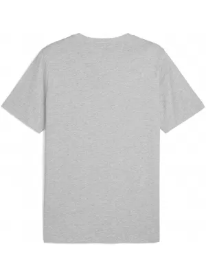Férfi póló PUMA GRAPHICS WORDING TEE 684825_04 VILÁGOSSZÜRKE HEATHER