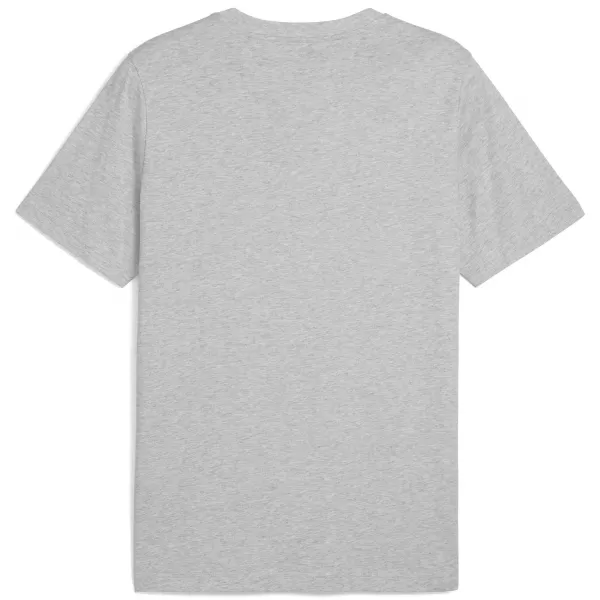  Férfi póló PUMA GRAPHICS WORDING TEE 684825_04 VILÁGOSSZÜRKE HEATHER 
