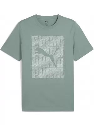 Férfi póló PUMA GRAPHICS WORDING TEE 684825_30 ZÖLD HOLD