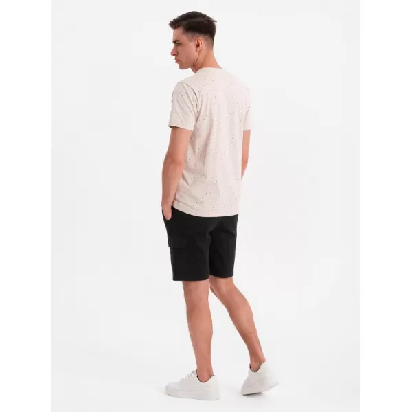  Férfi rövidnadrág OMBRE OM-SRCG-0190 FEKETE 