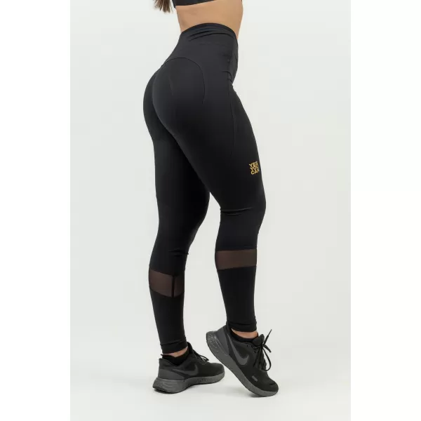  Női formáló push-up legging INTENSE szív alakú 843 BLACK/GOLD Nebbia 