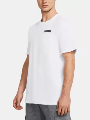 Férfi póló UNDER ARMOUR HW ARMOUR LABEL SS 1382831-100 FEHÉR
