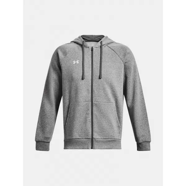  Férfi pulóver UNDER ARMOUR UA RIVAL FLEECE FZ HOODIE SZÜRKE 