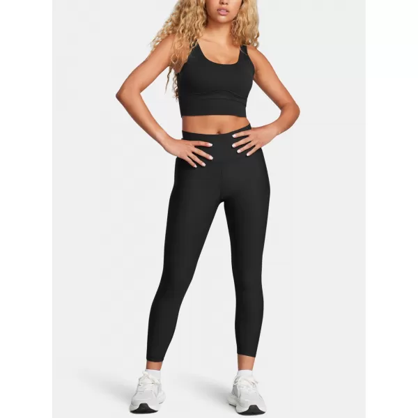  Női leggings UNDER ARMOUR MERIDIAN RIB ANKLE LEG 1386467-001 FEKETE 