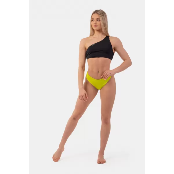  V-alakú bikinialsó, magas kivágással, 456 GREEN Nebbia 