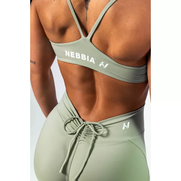  Sportmelltartó közepes alátámasztással TWIST-KNOT 423 LIGHT GREEN Nebbia 