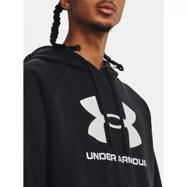  Férfi pulóver UNDER ARMOUR RIVAL FLEECE LOGO HD 1379758-001 FEKETE 