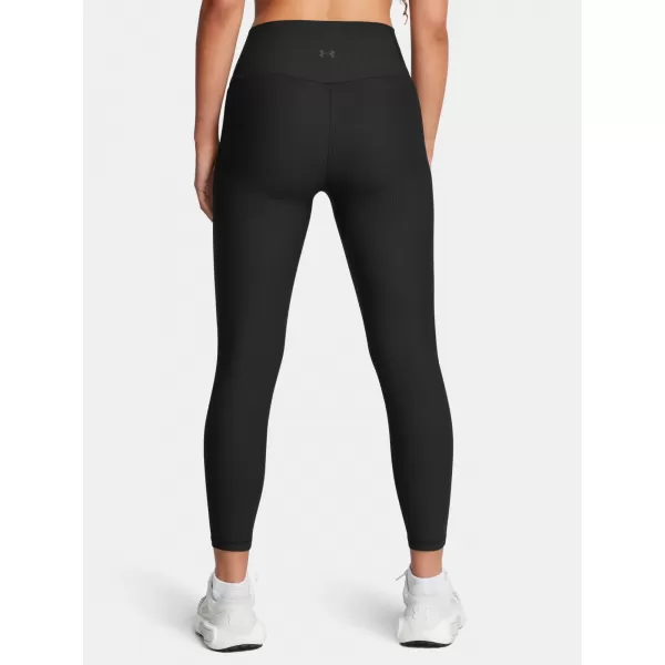  Női leggings UNDER ARMOUR MERIDIAN RIB ANKLE LEG 1386467-001 FEKETE 