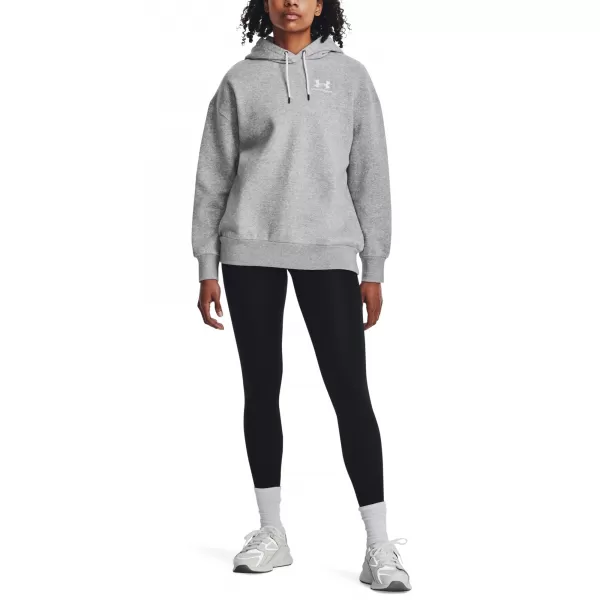  Női pulóver UNDER ARMOUR ESSENTIAL FLC OS HOODIE 1379495-012 SZÜRKE 