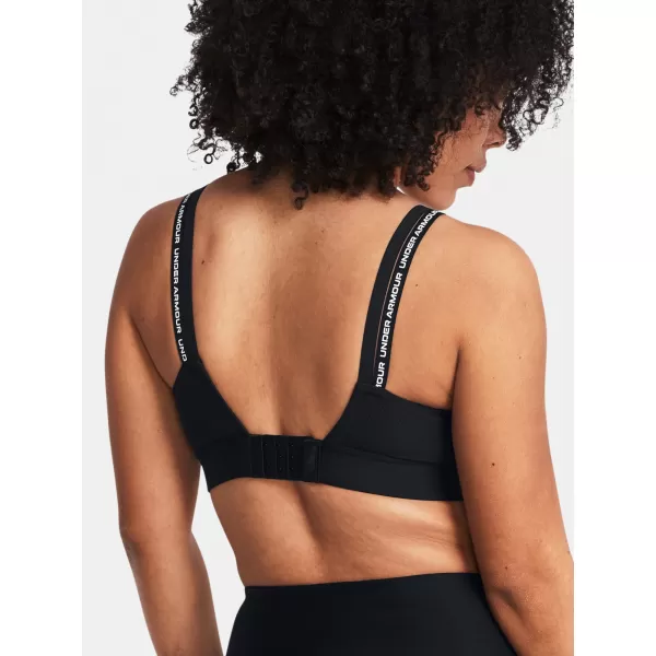  Női melltartó UNDER ARMOUR INFINITY MID 2.0 RIB BRA 1385433-001 FEKETE 