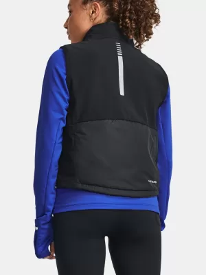 Női mellény UNDER ARMOUR STRM SESSION RUN VEST 1378502-001 FEKETE