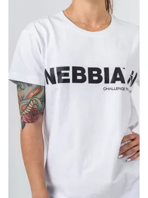 Póló GYM ESSENTIALS 380 WHITE Nebbia