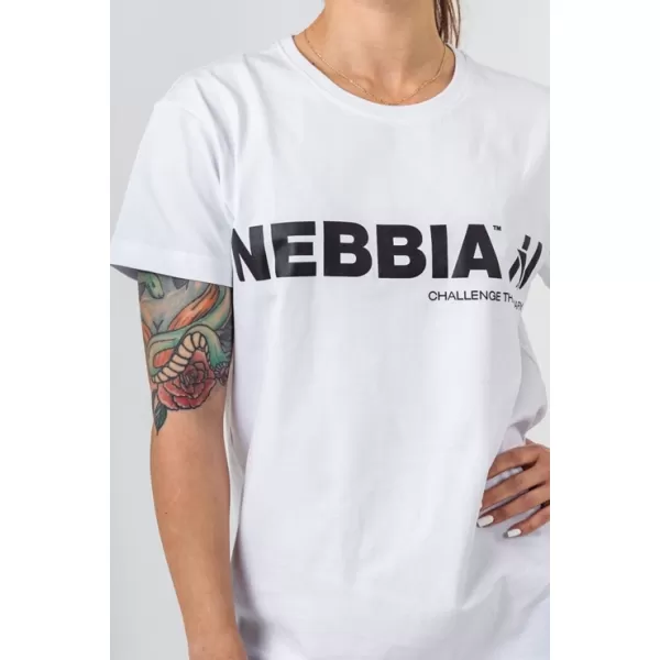  Póló GYM ESSENTIALS 380 WHITE Nebbia 