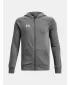 Fiú pulóver UNDER ARMOUR RIVAL FLEECE FZ HOODIE 1379794-025 SZÜRKE