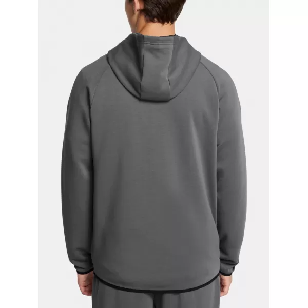  Férfi pulóver UNDER ARMOUR UA UNSTOPPABLE FLC FZ HD EU SZÜRKE 