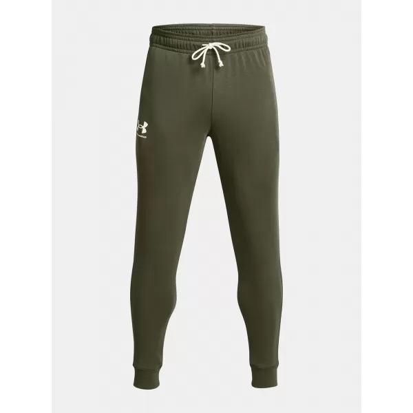  Férfi melegítőnadrág UNDER ARMOUR RIVAL TERRY JOGGER 1380843-390 ZÖLD 