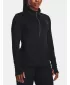 Női póló UNDER ARMOUR QUALIFIER RUN 1/2 ZIP 1379349-001 FEKETE
