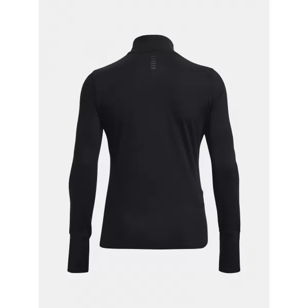  Női póló UNDER ARMOUR QUALIFIER RUN 1/2 ZIP 1379349-001 FEKETE 